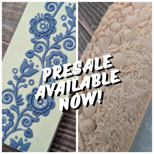 Soapmaking Tools: PRESALE - NEW Silicone Impression Mats - Will ship by 3/25/26