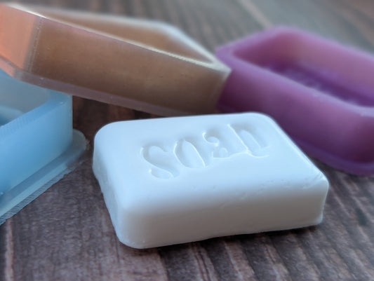 Soapmaking Tools: Silicone Mini Molds for Travel & Sample Size bars
