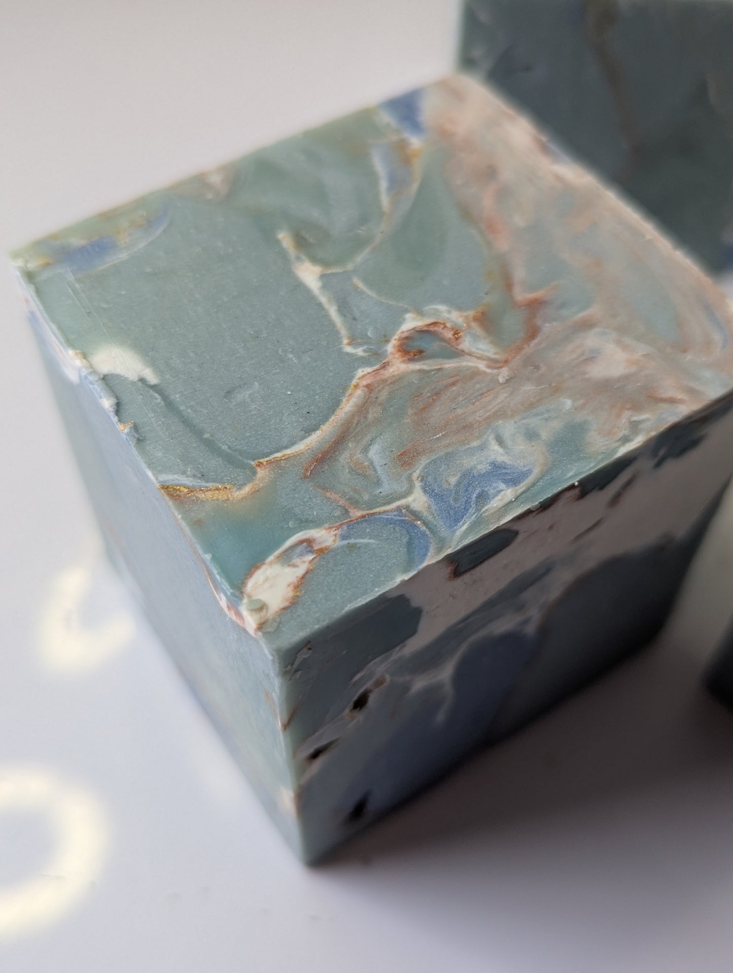 ** Minty Marble - BIG Cubes! ** LIMITED