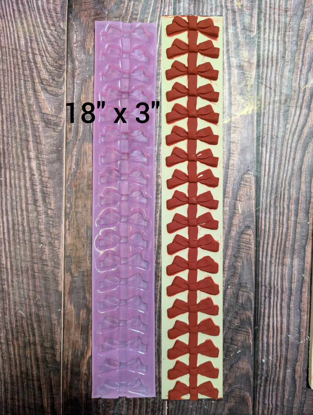 *Soapmaking Tools: PRESALE - NEW "Bows" Silicone Impression Mat - Will ship by 10/9/26*
