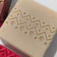 Soapmaking Tools: Christmas Sweater Scraper & Stamp set - 70mm wide