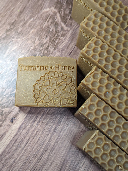 Turmeric & Honey Buttermilk Soap -Natural Color- Fragrance Free