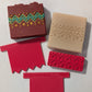 Soapmaking Tools: Christmas Sweater Scraper & Stamp set - 70mm wide