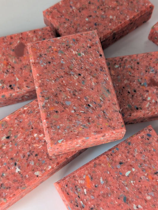 *Zero Waste - Country Peach scented - Recycled Soap Bars *