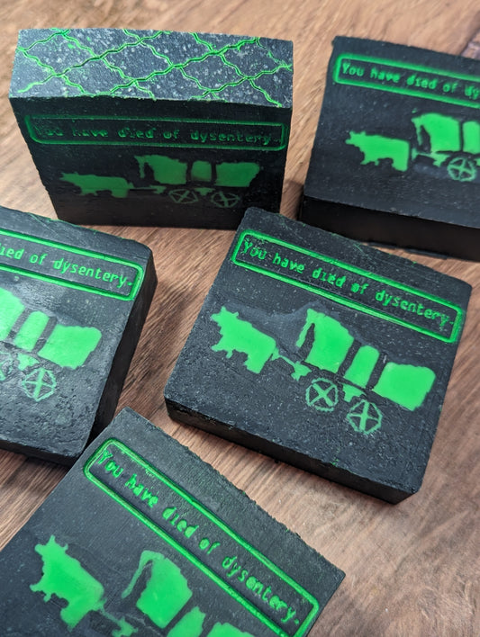 *You have died of Dysentery - Oregon Trail inspired Goat Buttermilk Soap*