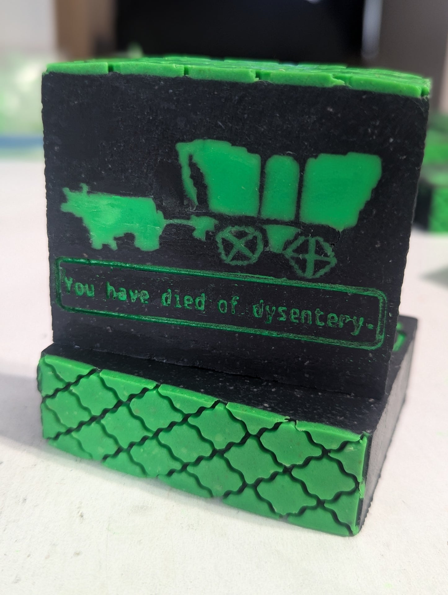 **You have died of Dysentery - Oregon Trail inspired Goat Buttermilk Soap**