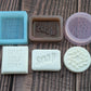 Soapmaking Tools: Silicone Mini Molds for Travel & Sample Size bars