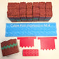 Soapmaking Tools: Christmas Sweater Scraper & Stamp set - 70mm wide