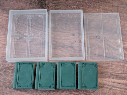 Soapmaking Tools: 4-bar Book Mold (3-piece set)