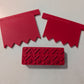 Soapmaking Tools: Christmas Sweater Scraper & Stamp set - 70mm wide