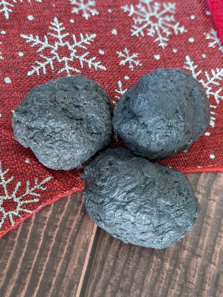 Lump of Coal Soap - Handmade Goat Milk Soap Stocking Stuffer - Bag of Coal - Stocking Stuffer