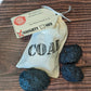 Lump of Coal Soap - Handmade Goat Milk Soap Stocking Stuffer - Bag of Coal - Stocking Stuffer